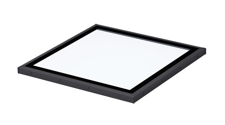 VELUX top unit for flat glass